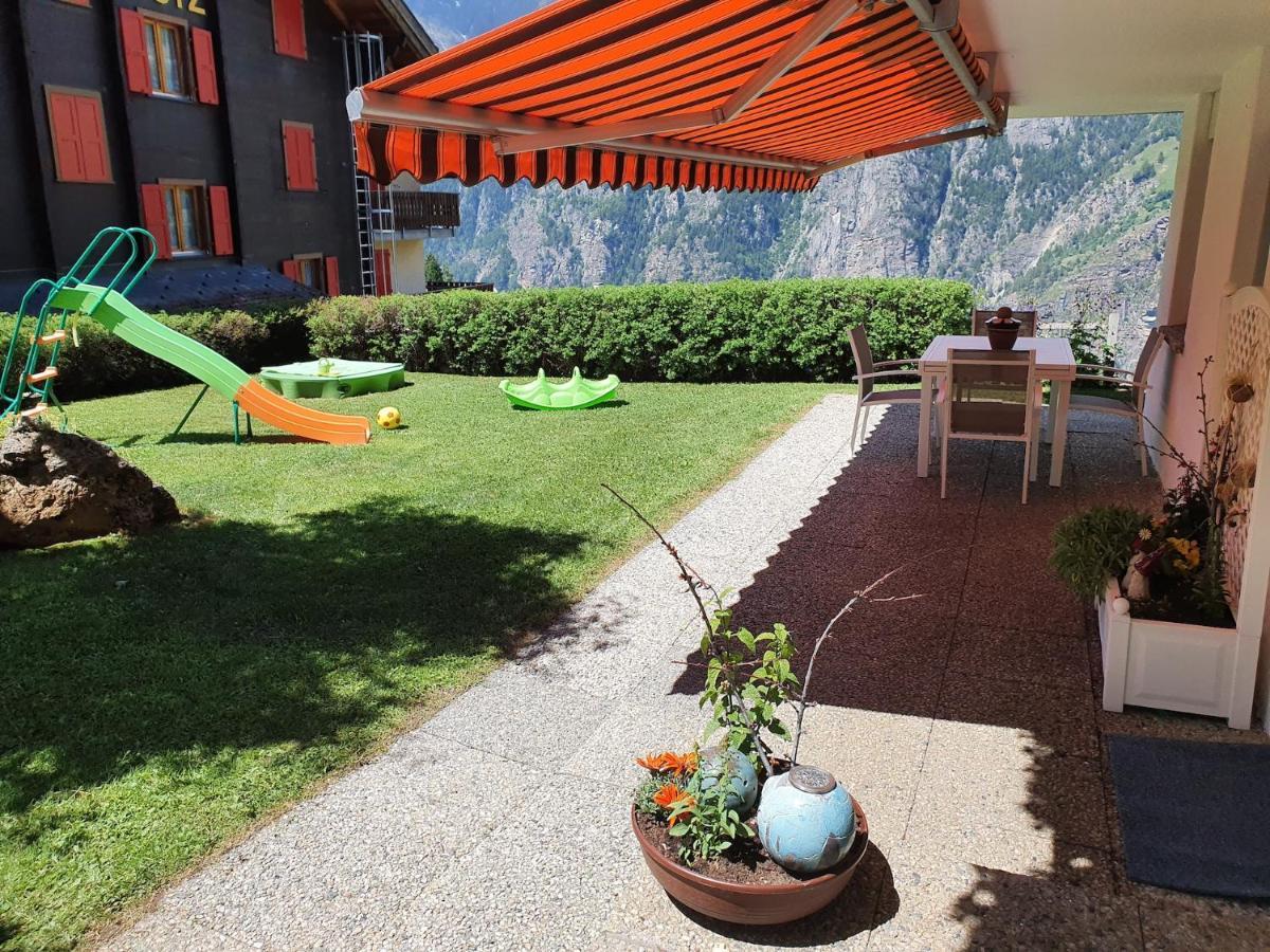Chalet Schneevogul Grachen Bagian luar foto