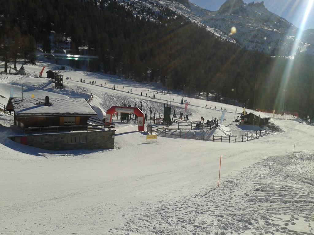 Chalet Schneevogul Grachen Bagian luar foto