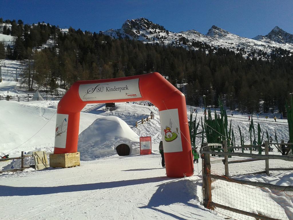 Chalet Schneevogul Grachen Bagian luar foto